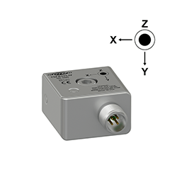 Inverse Voltage Triaxial Accelerometers